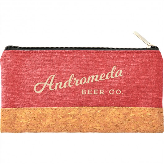 Heather Cork Pencil Cases Red